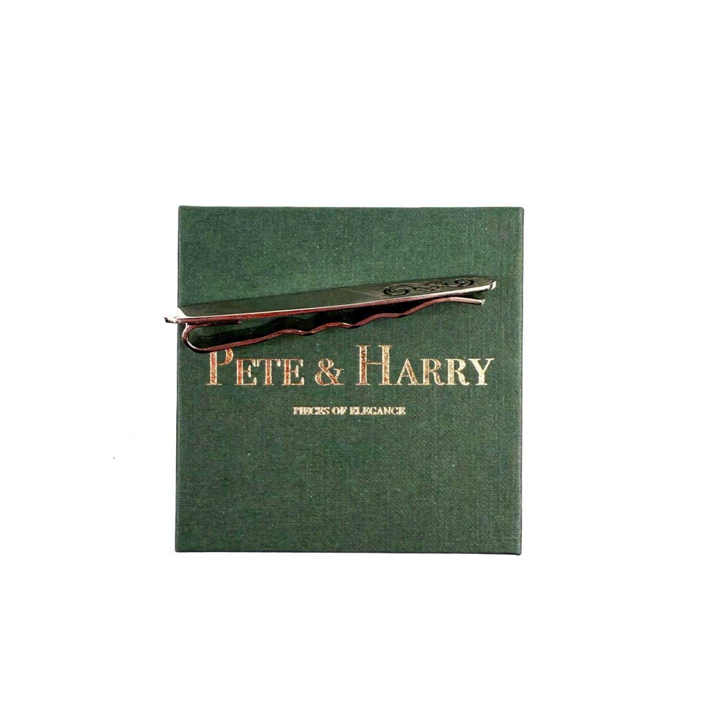 Silver Coloured Tie Clip