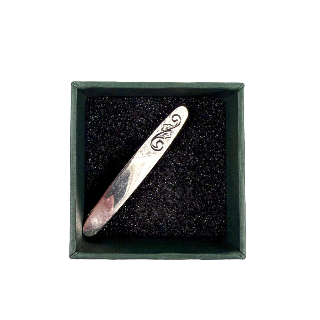Silver Coloured Tie Clip