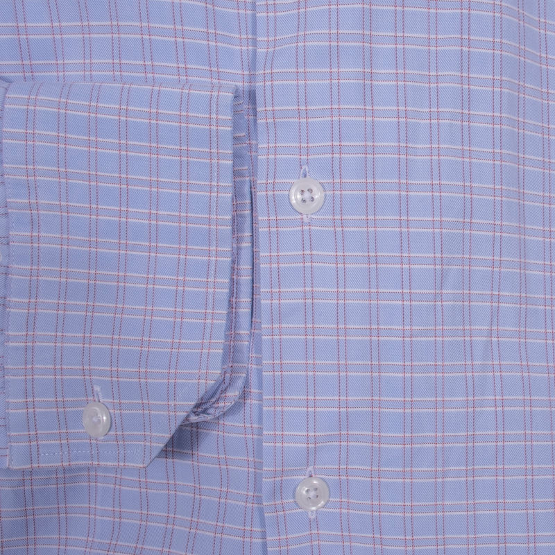 Stenströms Light Blue Check Shirt