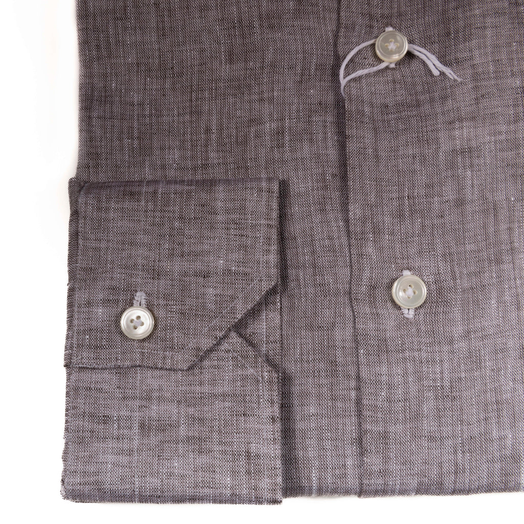 Brown Linen Shirt 44