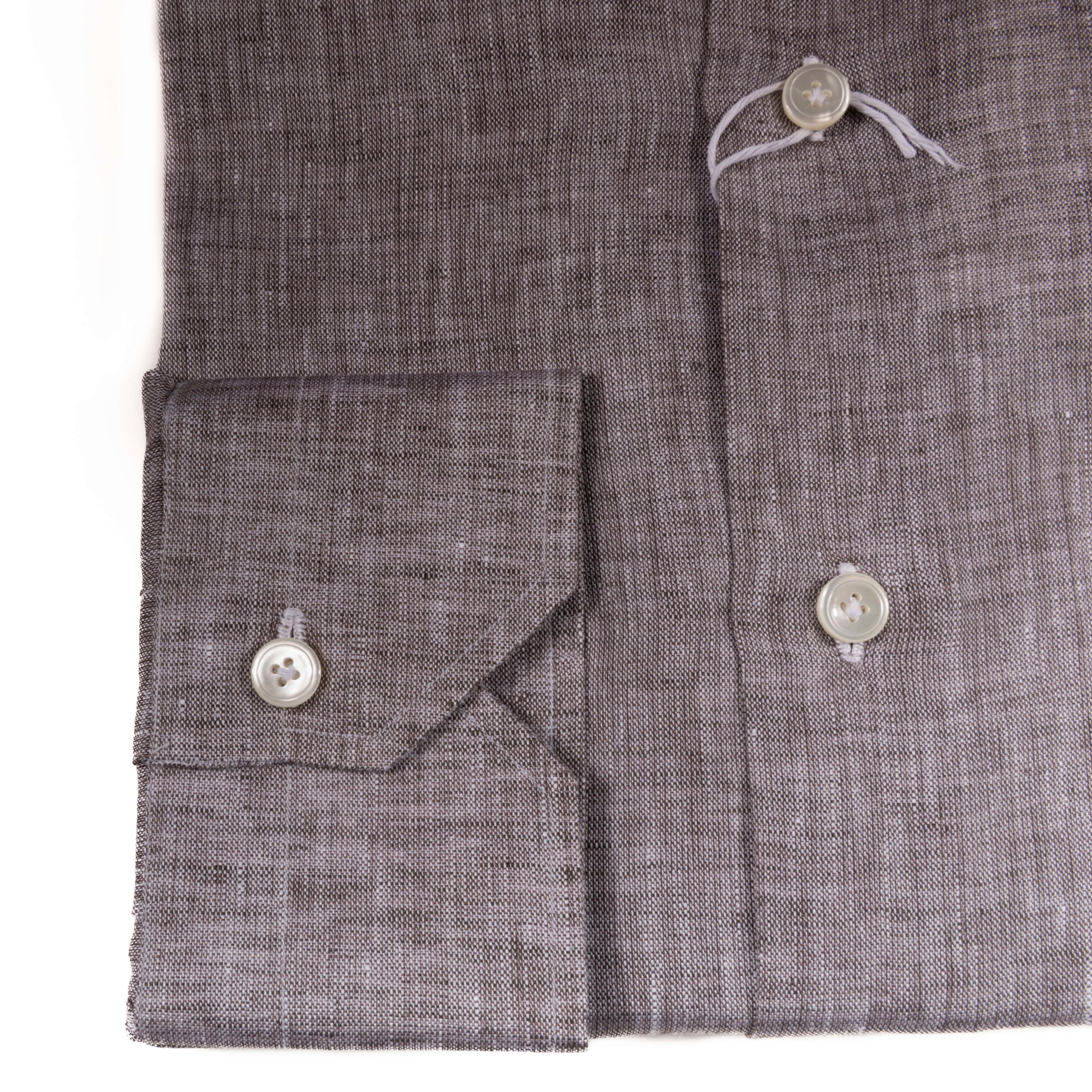 Brown Linen Shirt 44