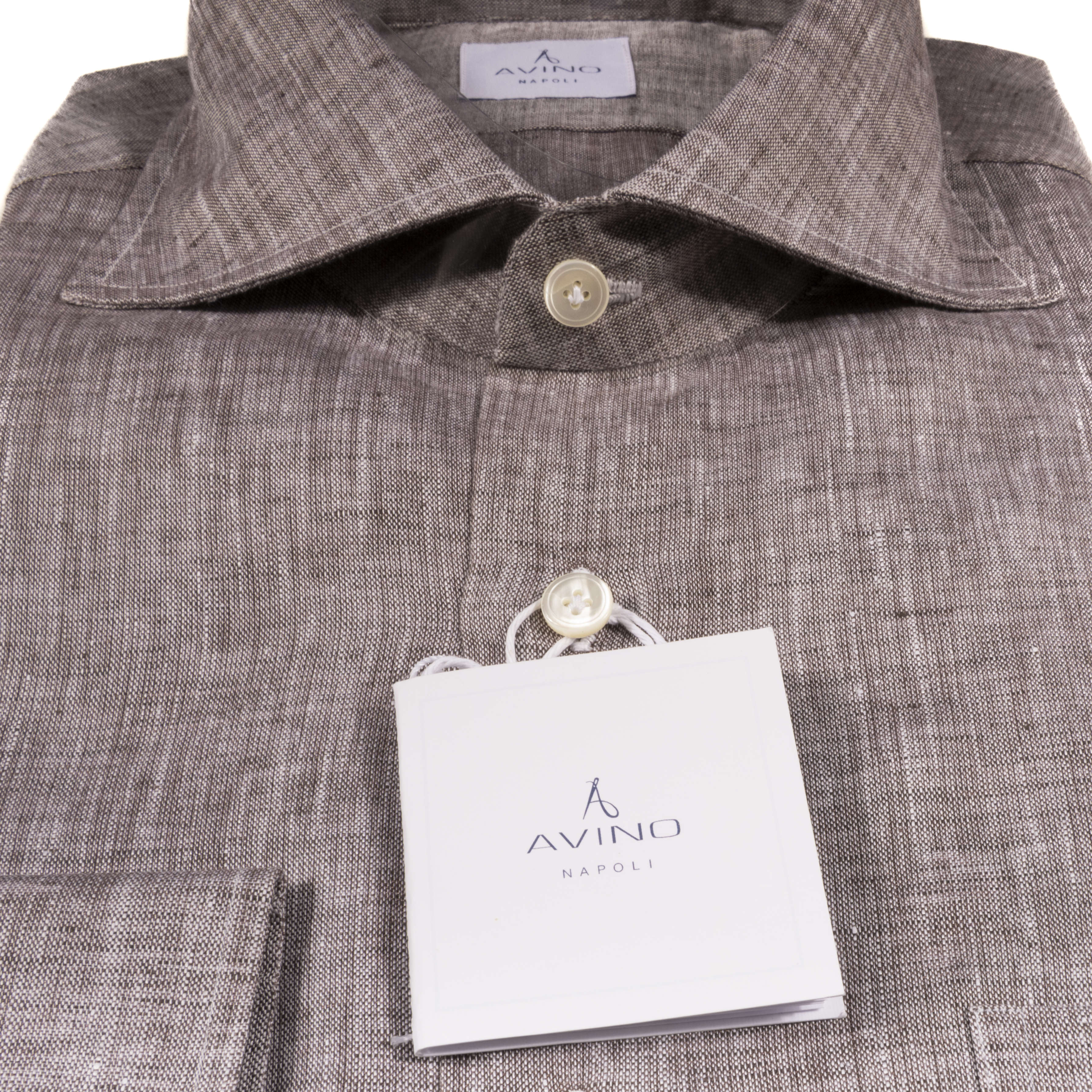 Brown Linen Shirt 44
