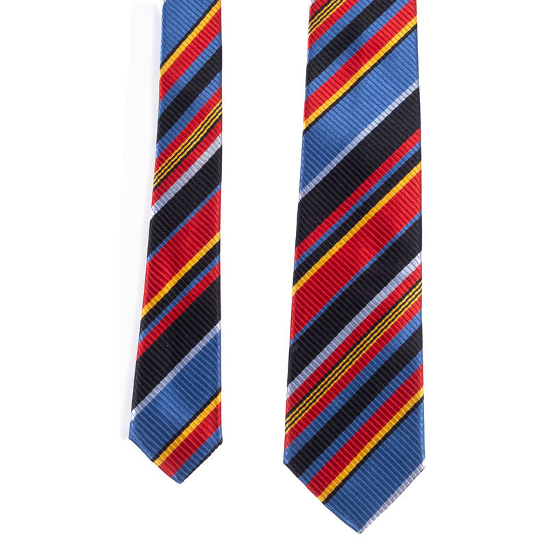 Yves Saint Laurent Tie Multicolored Striped