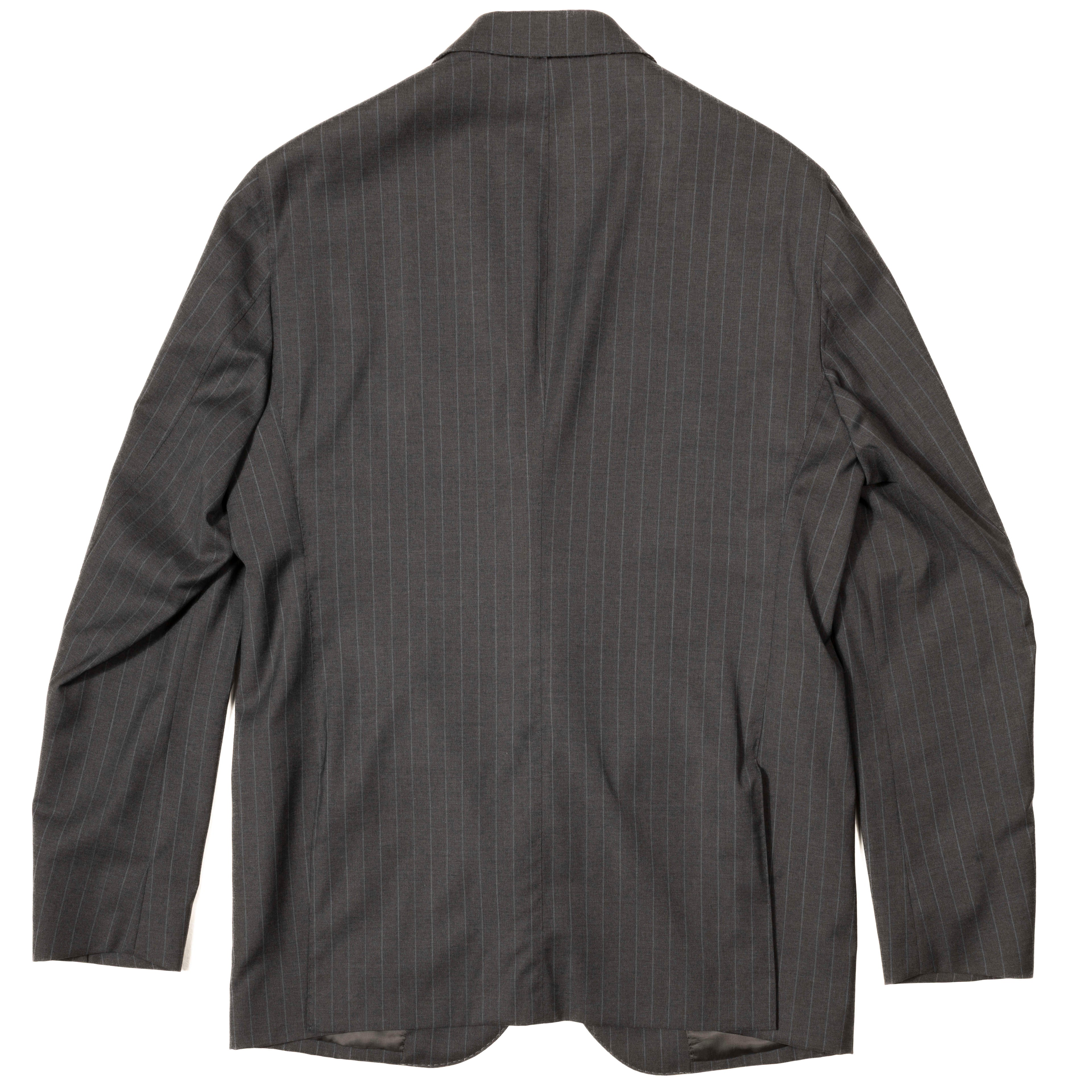 Eduardo de Simone Grey Pinstripe Suit