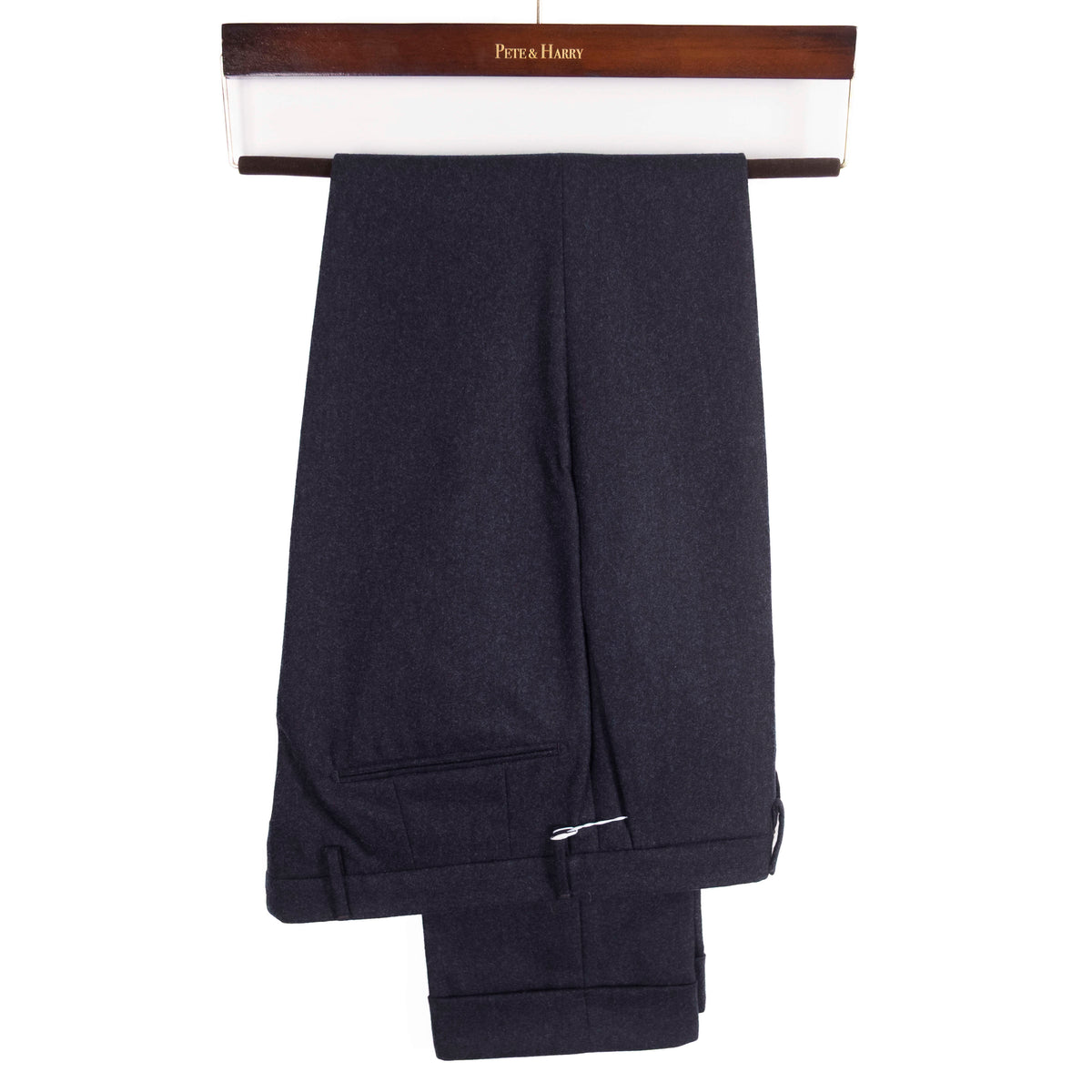 Navy Flannel Trousers