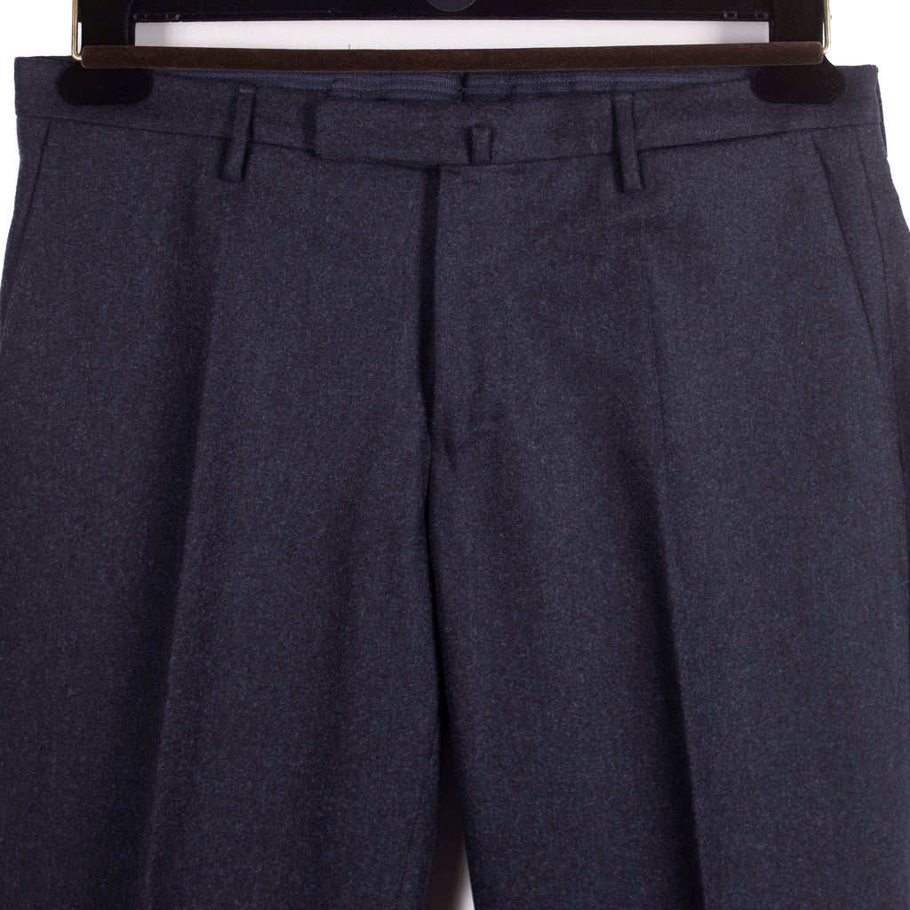 Navy Flannel Trousers