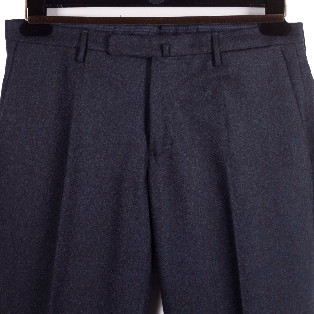 Navy Flannel Trousers