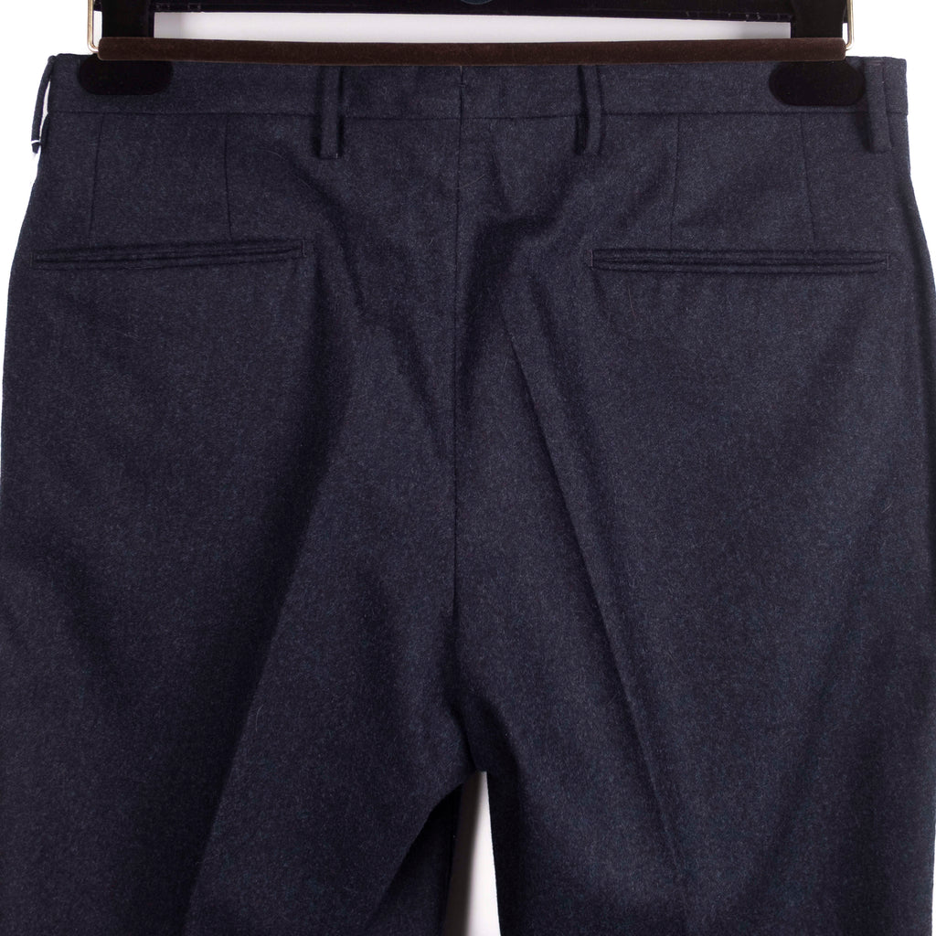 Navy Flannel Trousers