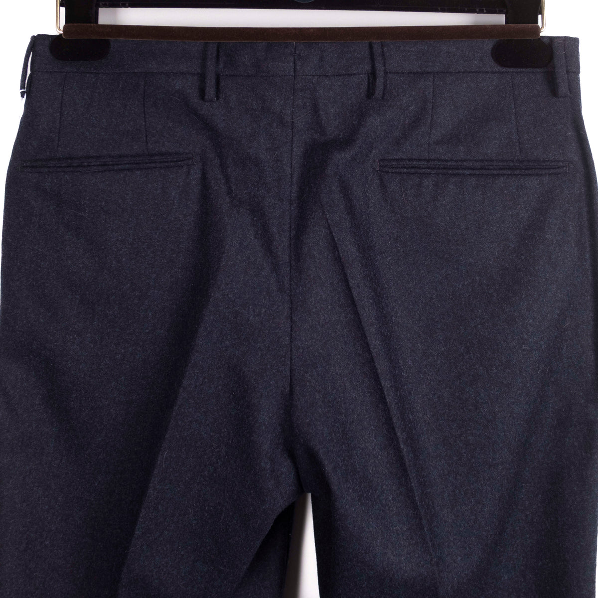 Navy Flannel Trousers