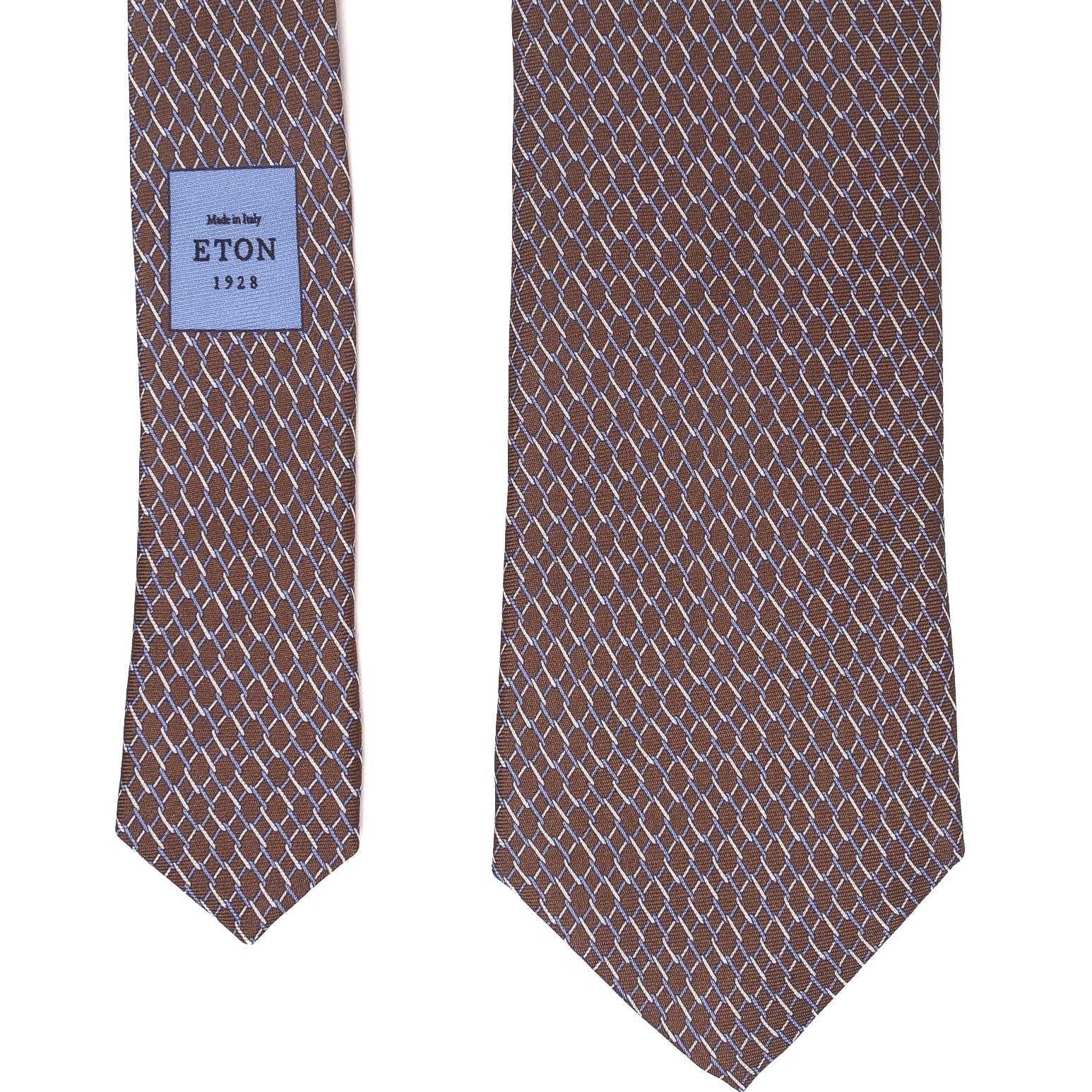 Brown Patterned Tie