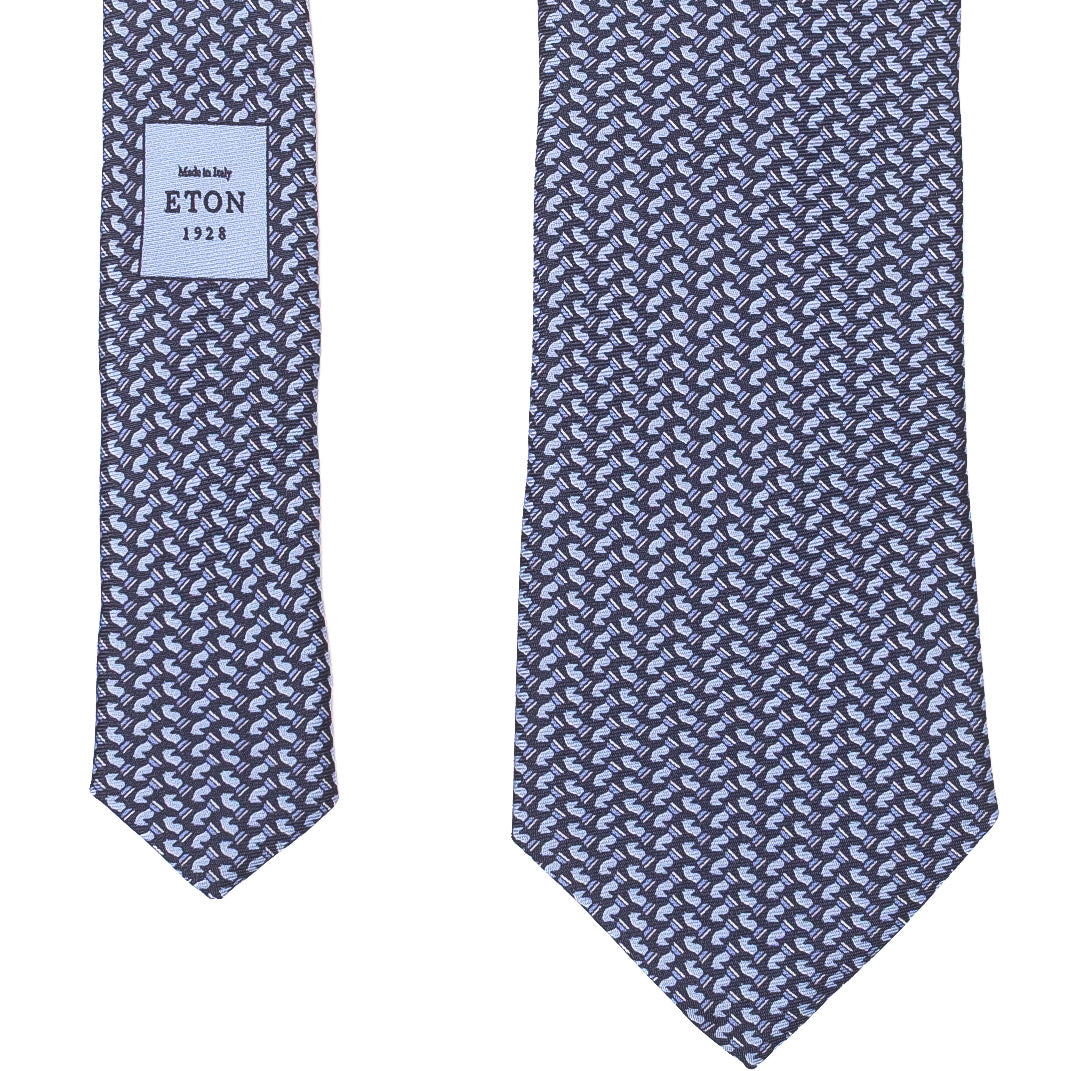 Navy Patterned Tie