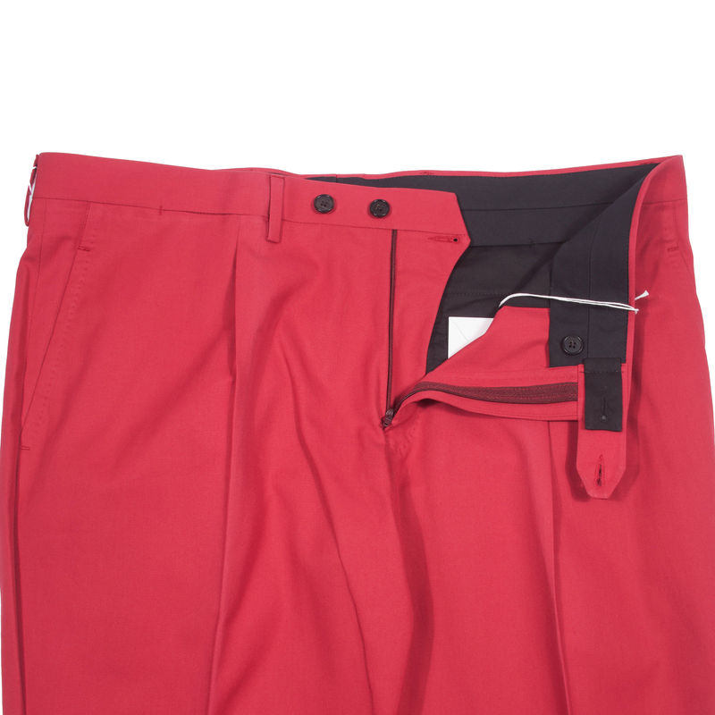 Neapolitan Hand Tailored Red Chinos