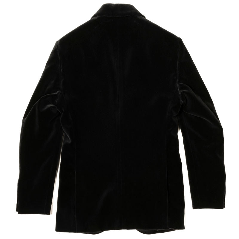 Neapolitan Hand Tailored Black Velvet Tuxedo Suit Sz 54