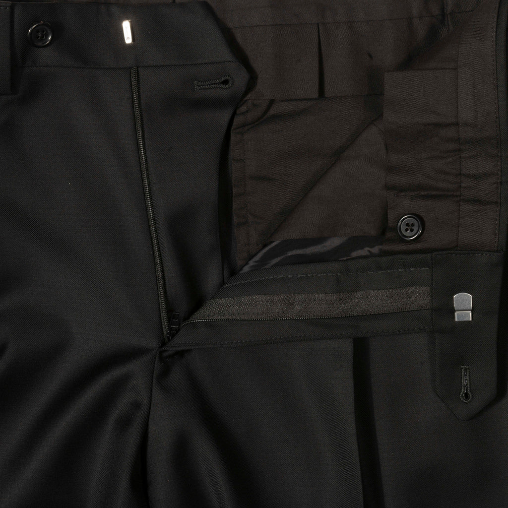 Est Retail Price 20 000 SEK - Neapolitan Hand Tailored Black Velvet Tuxedo Suit Sz 54