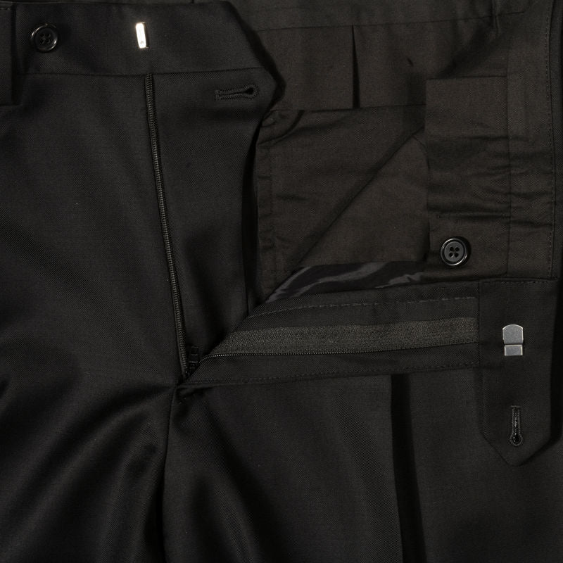 Neapolitan Hand Tailored Black Velvet Tuxedo Suit Sz 54