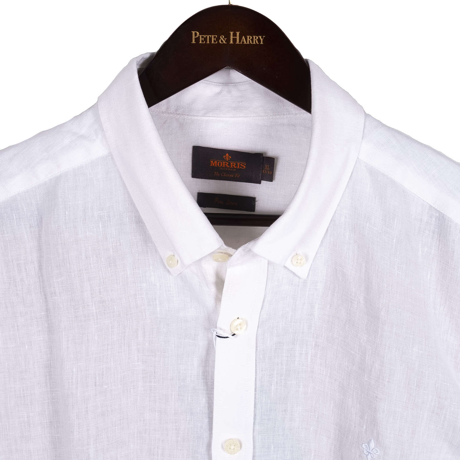 White Buttondown Linen Shirt