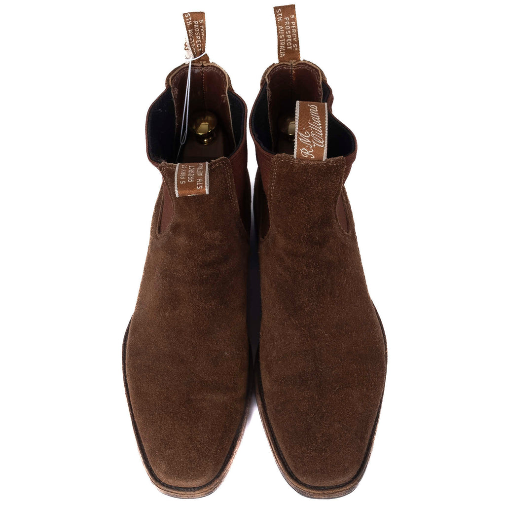 Brown Suede Chelsea Boots