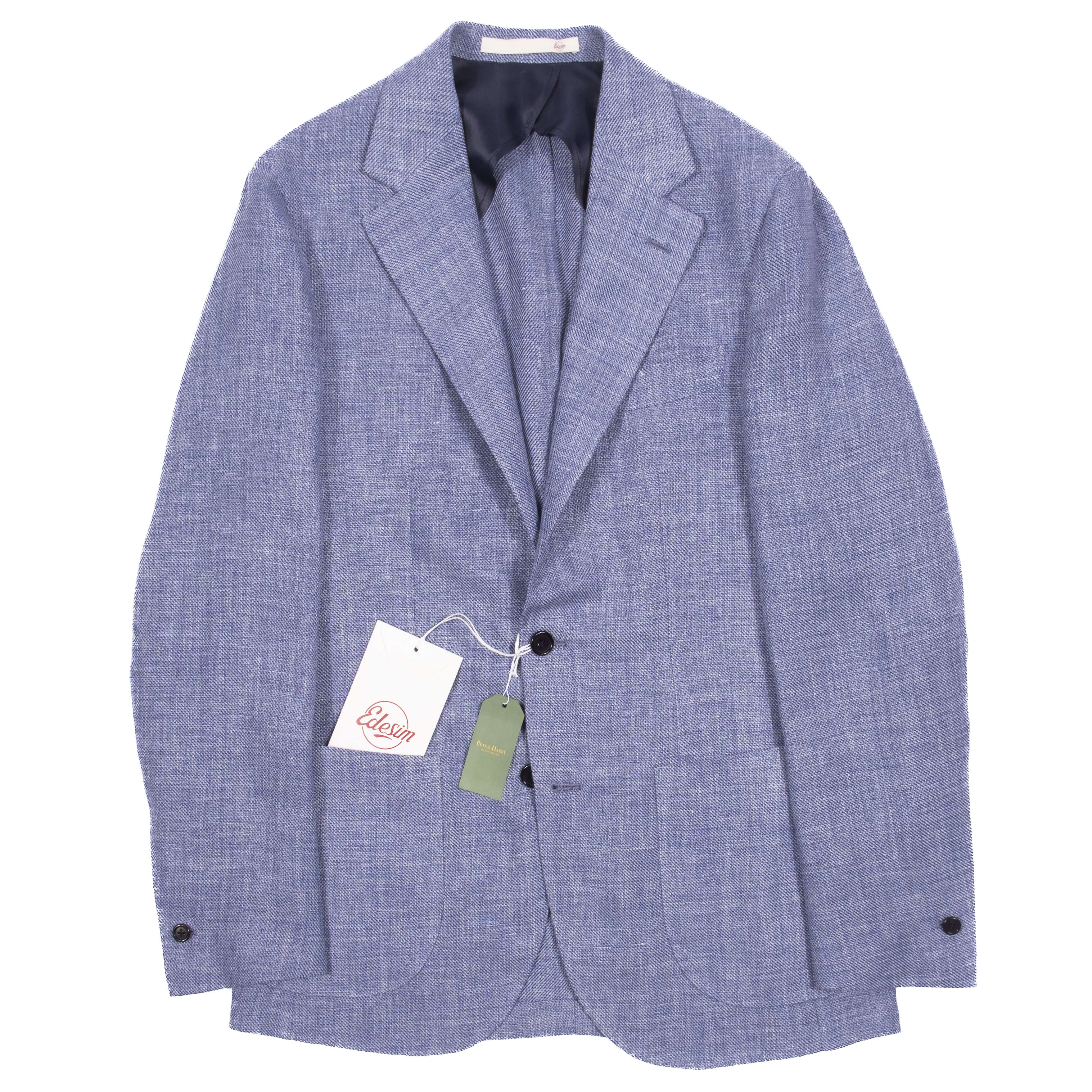 Neapolitan Hand Tailored Blue Sport Coat Sz 50