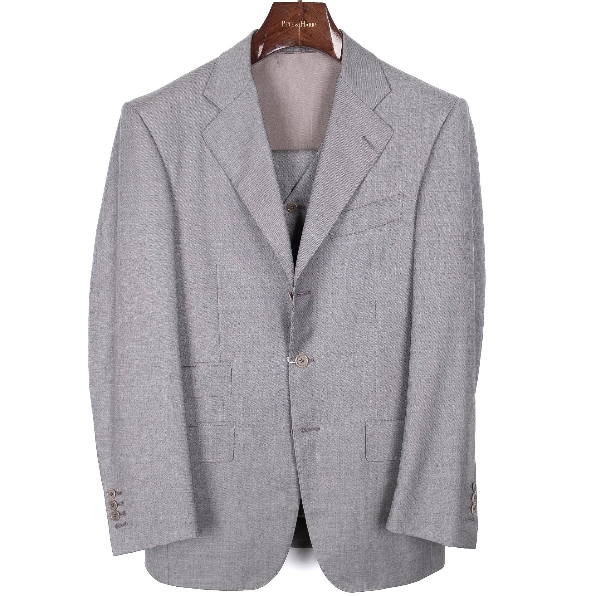 Light Grey 3 Piece Business Suit