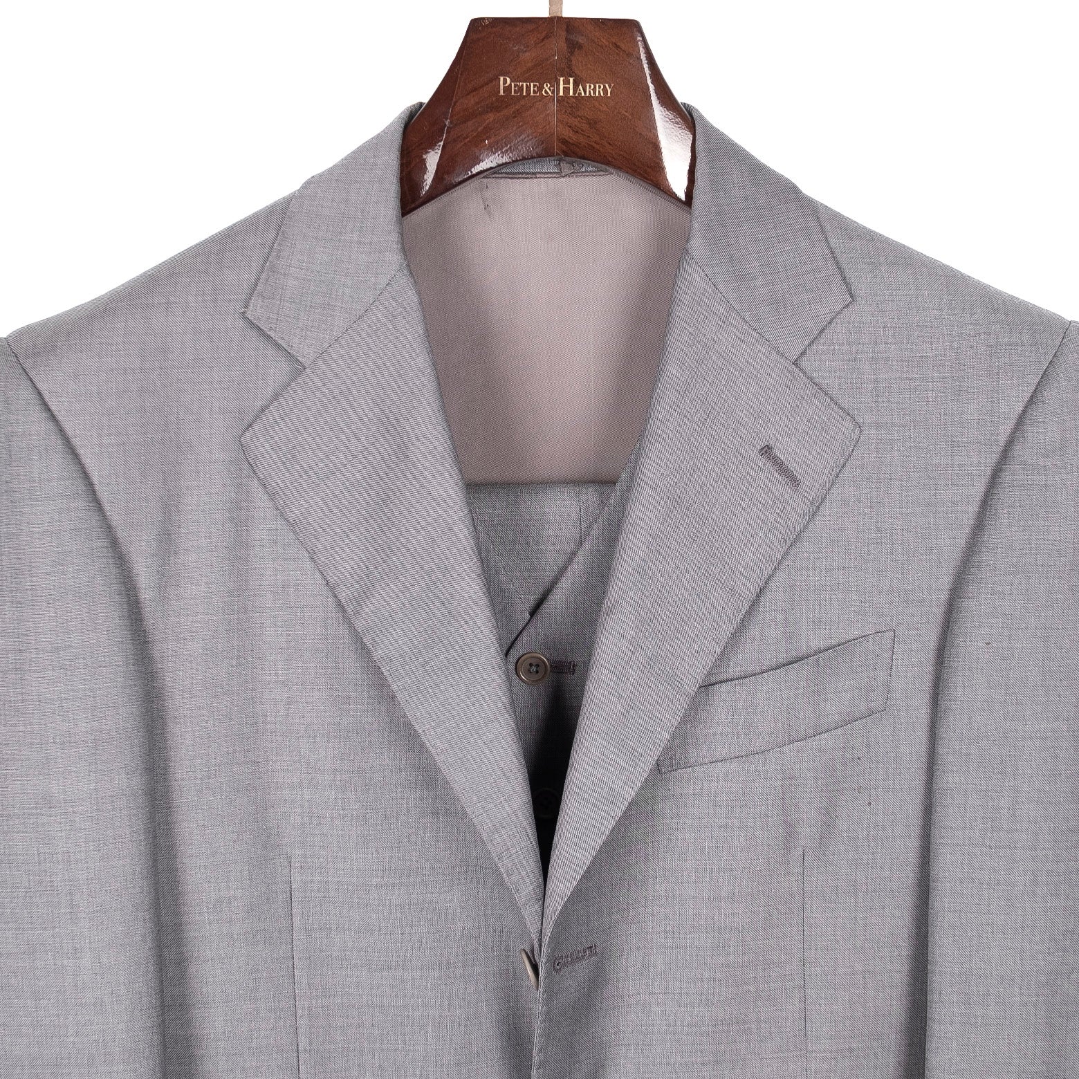 Light Grey 3 Piece Business Suit