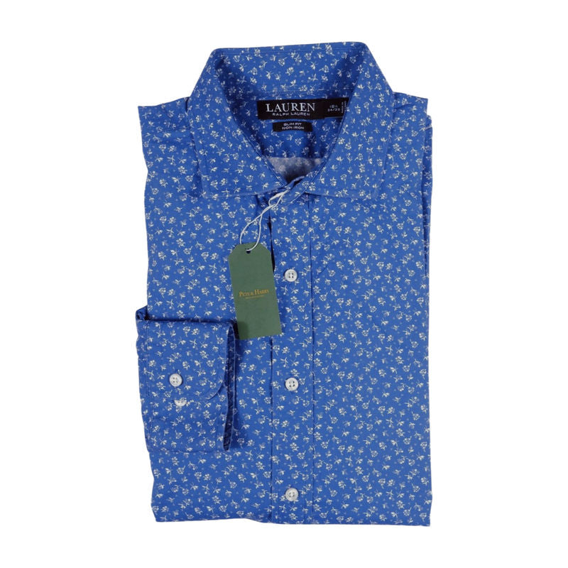 Blue Floral Ralph Lauren Shirt