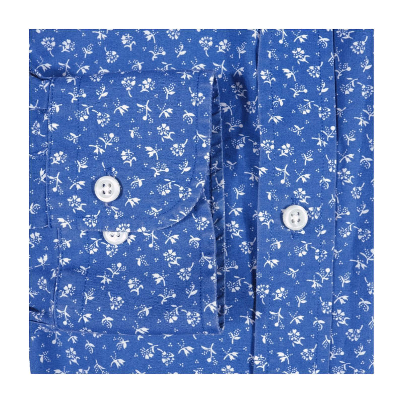 Blue Floral Ralph Lauren Shirt