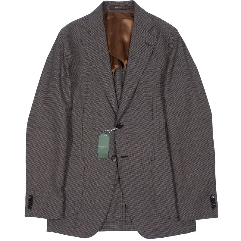Oscar Jacobson Grey Houndstooth Sport Coat