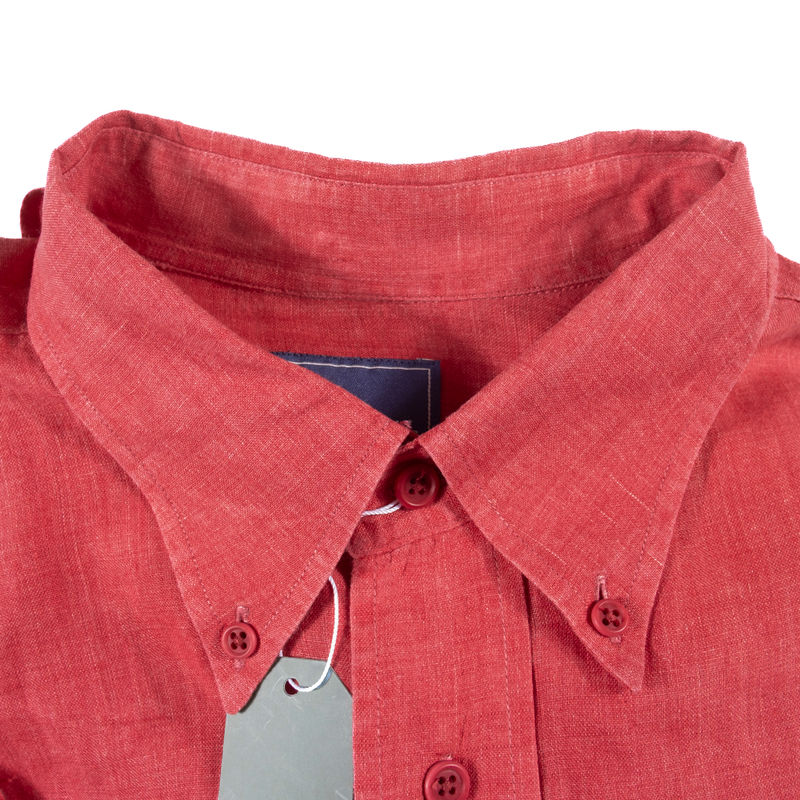Faconnable Red Linen Shirt