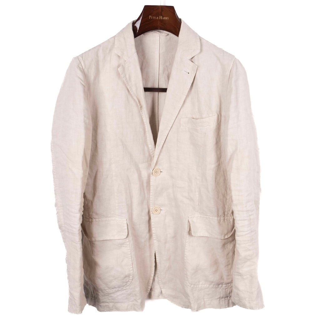 Beige Linen Sport Coat