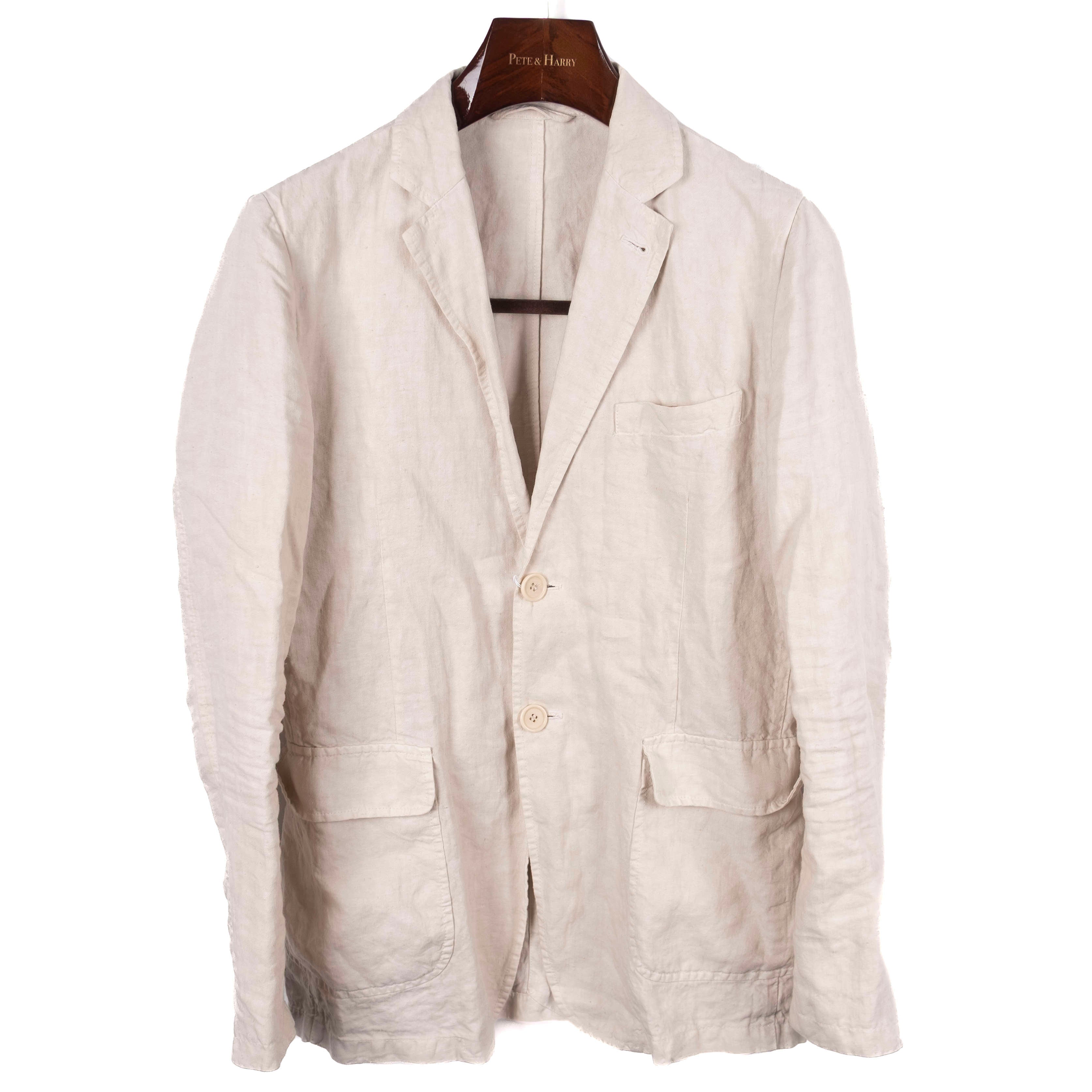 Beige Linen Sport Coat