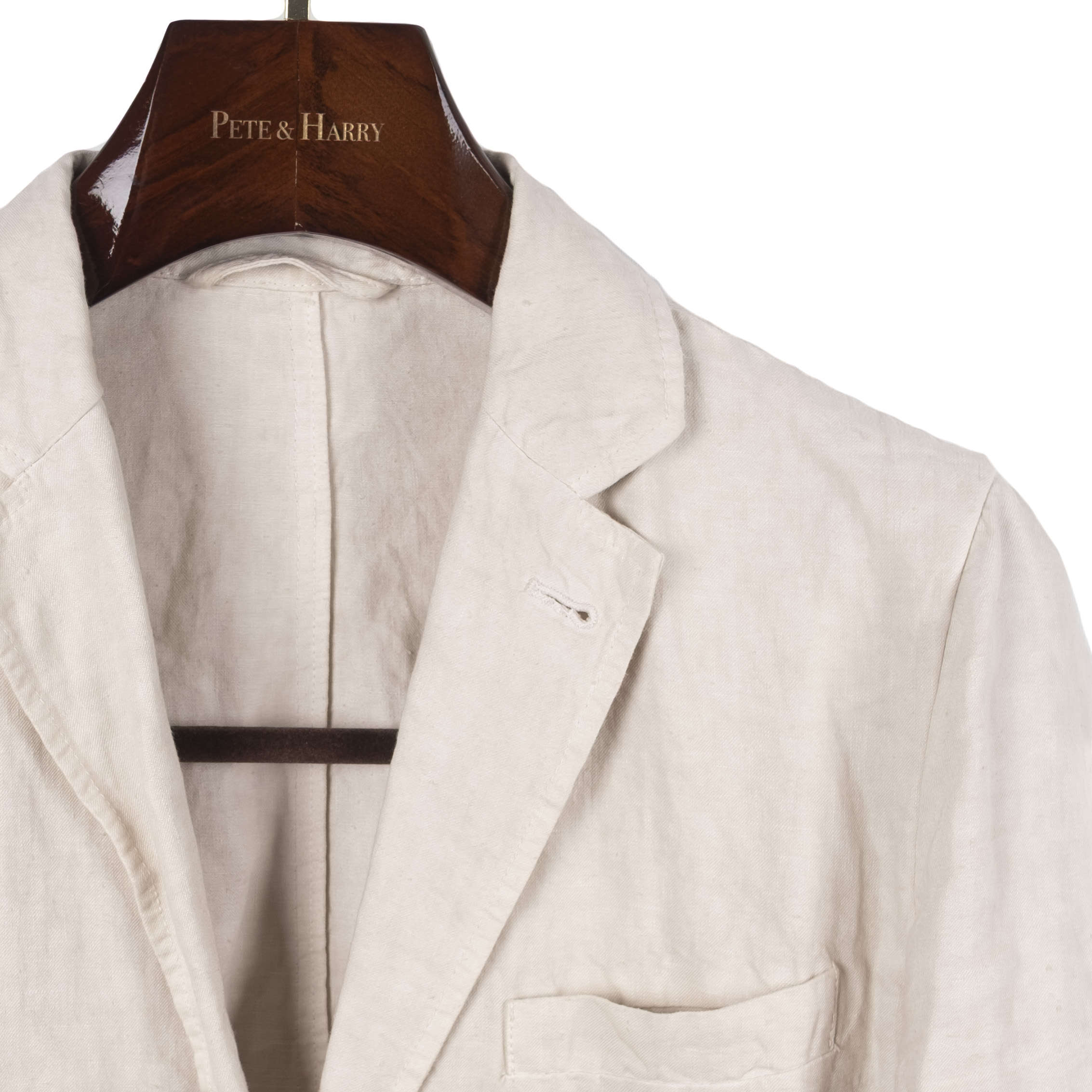 Beige Linen Sport Coat