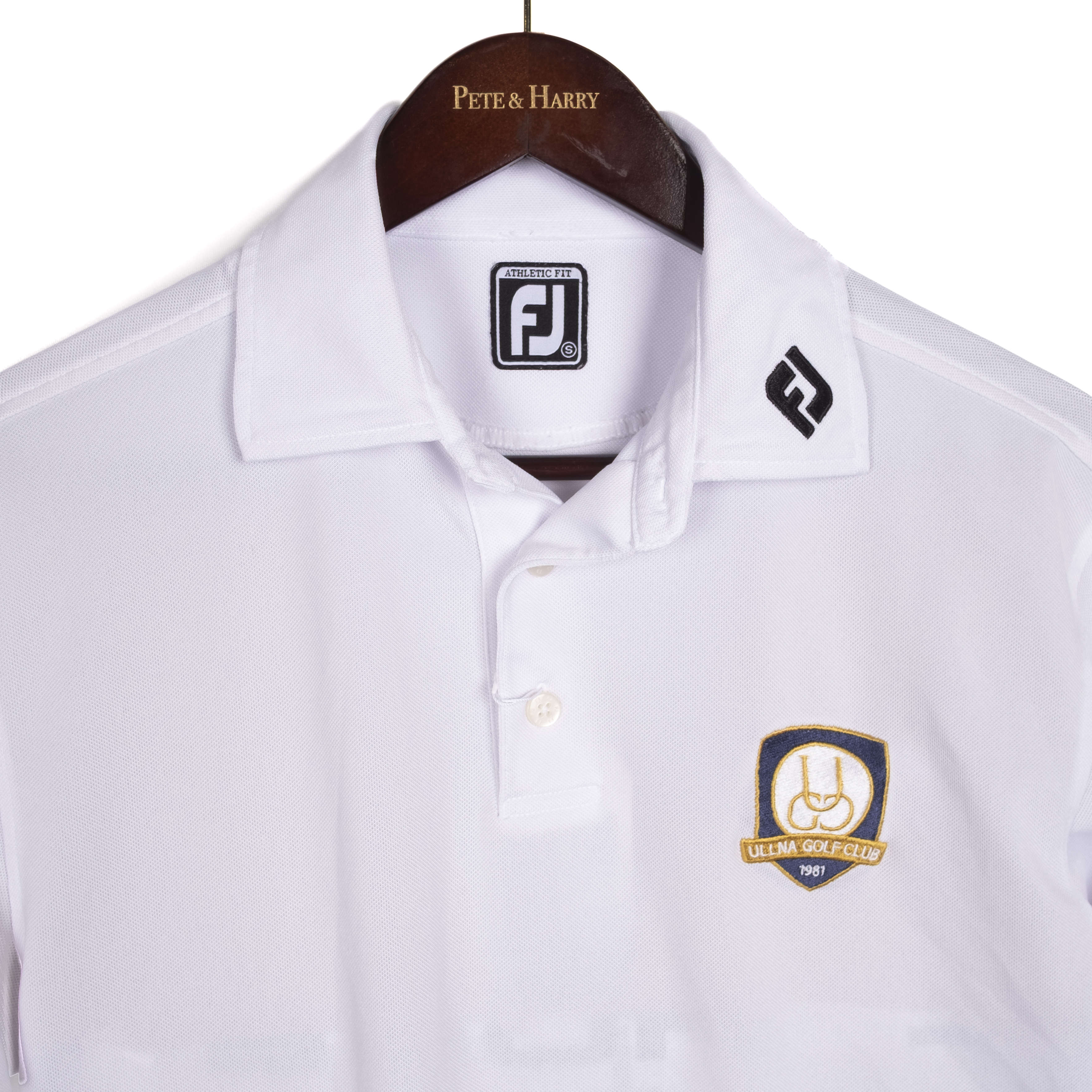 White Moisture Wicking Polo Shirt