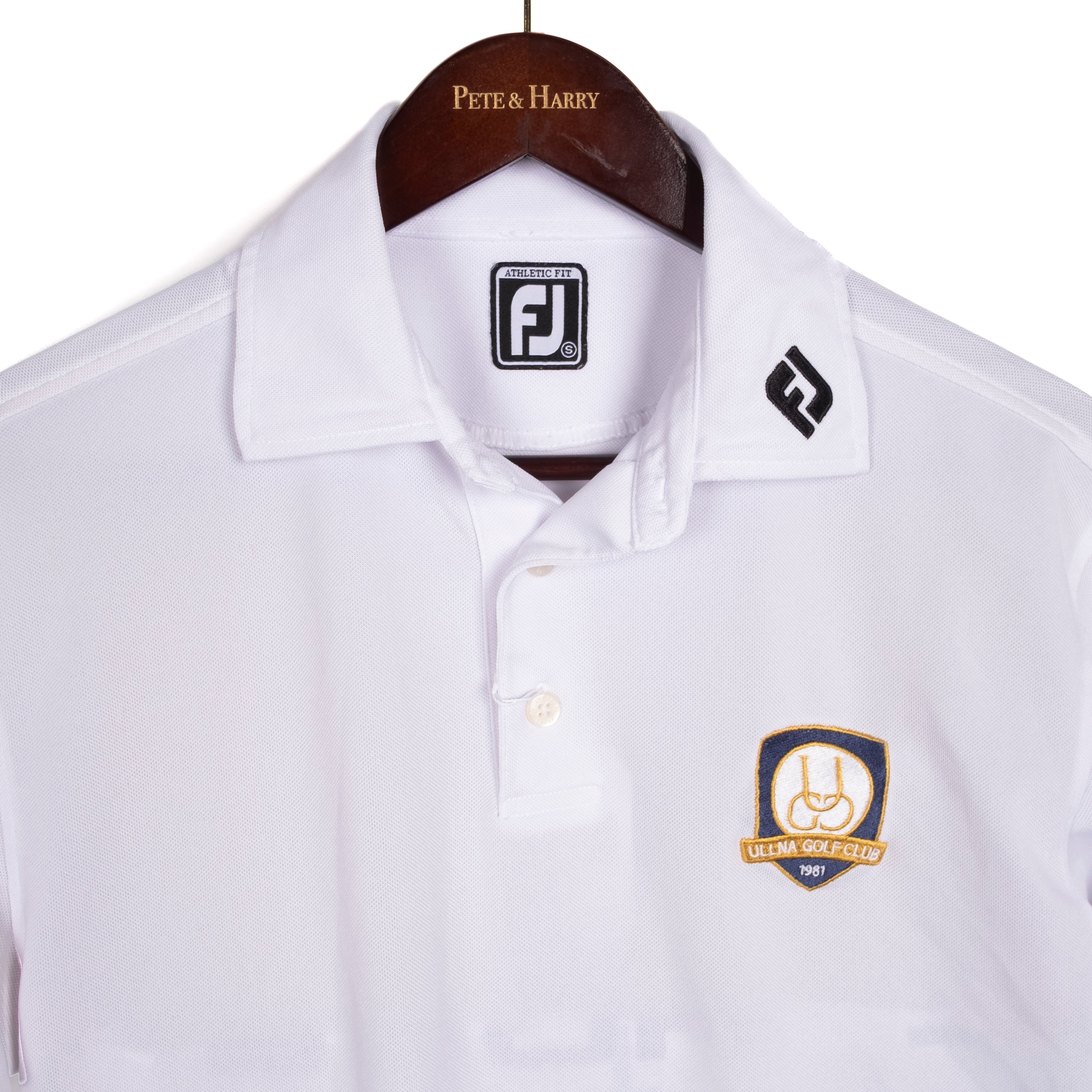 White Moisture Wicking Polo Shirt