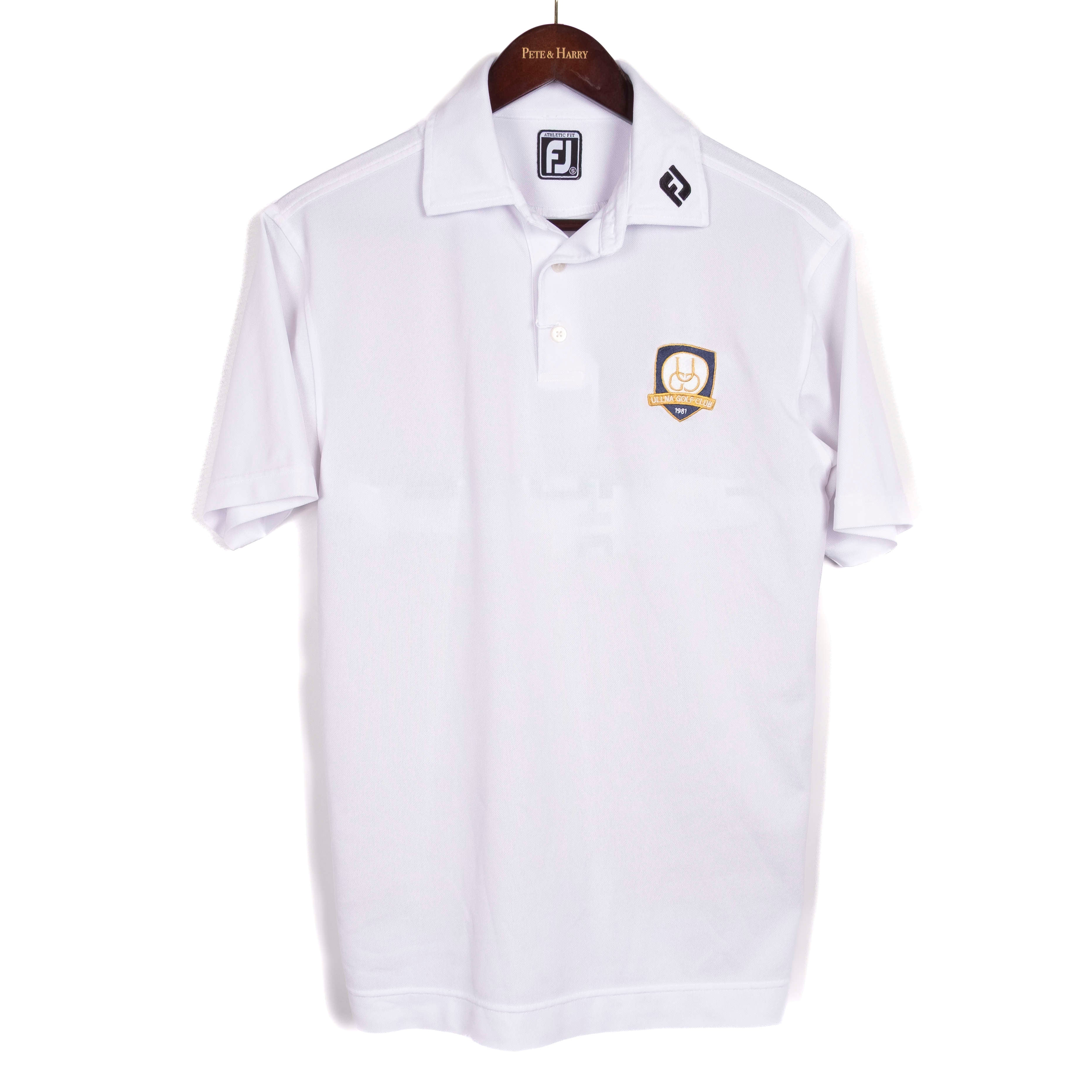 White Moisture Wicking Polo Shirt