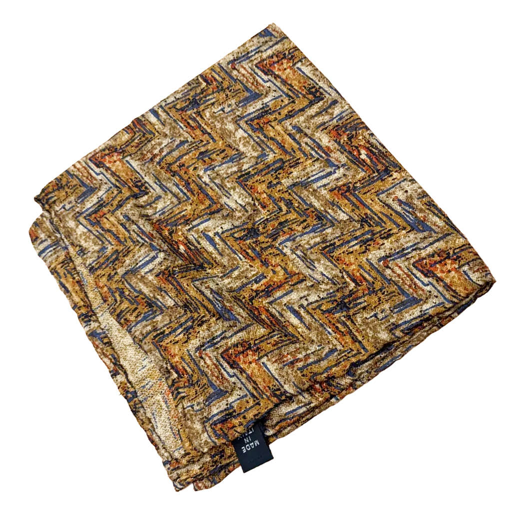 Multicoloured Patterned Pocket Square