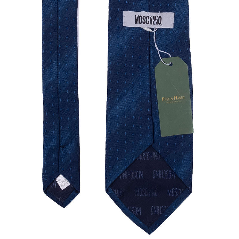 Moschino Blue Stripe Tie