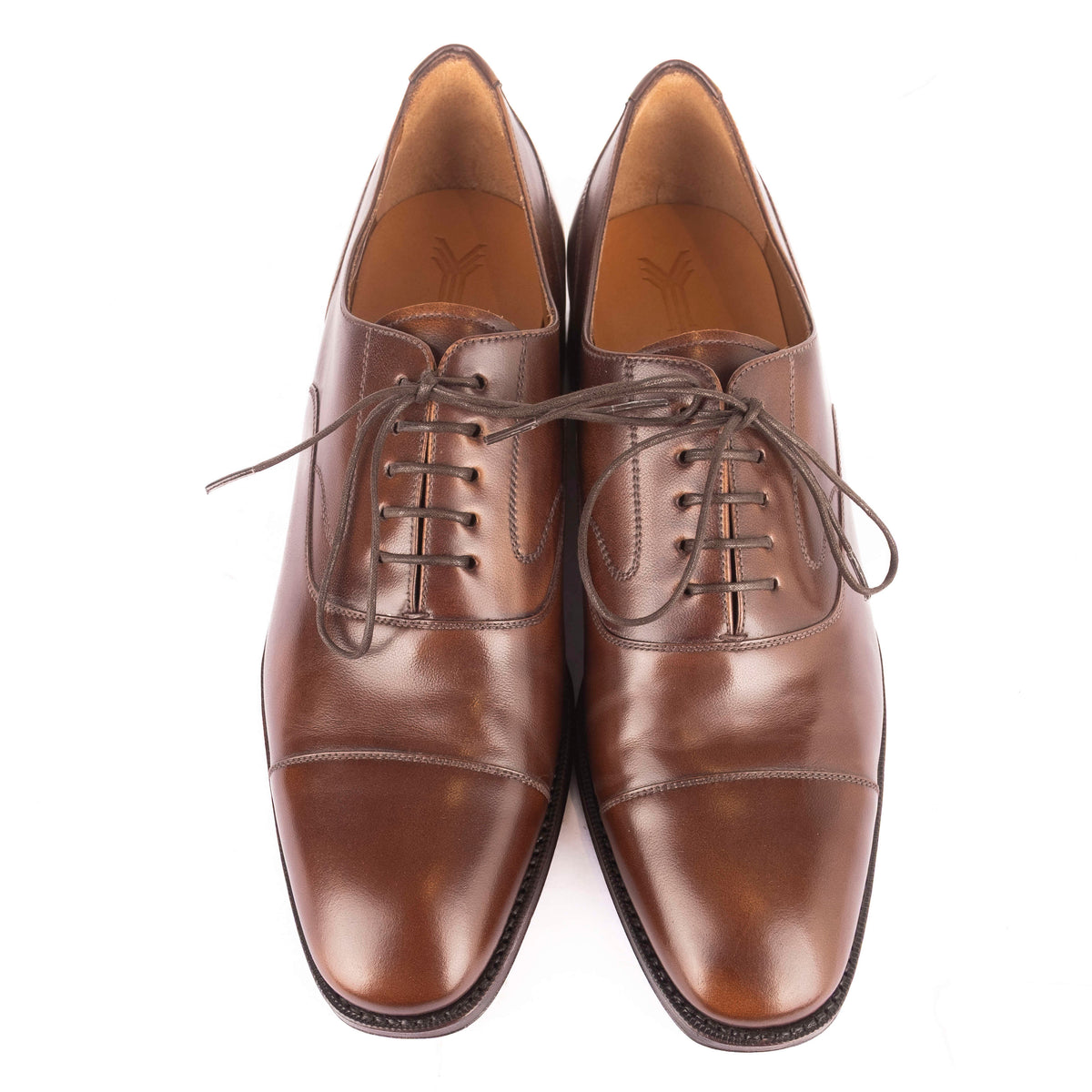 Box Calf Brown Cap Toe Oxfords