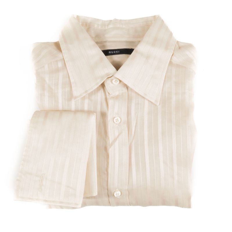 Gucci Beige Shirt Sz 42 (16.5 UK)
