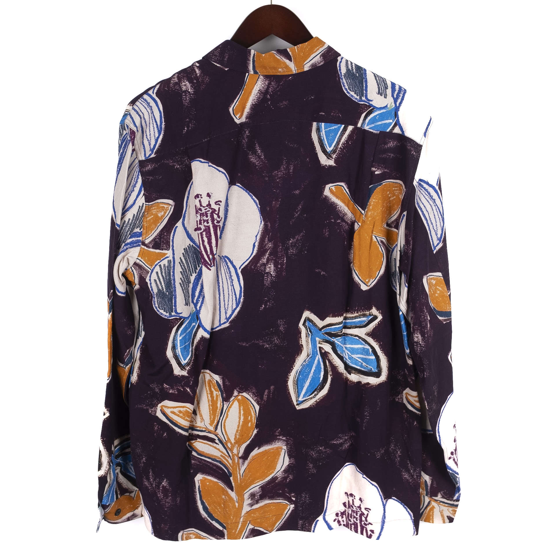 Plum Patterned Casual Shirt