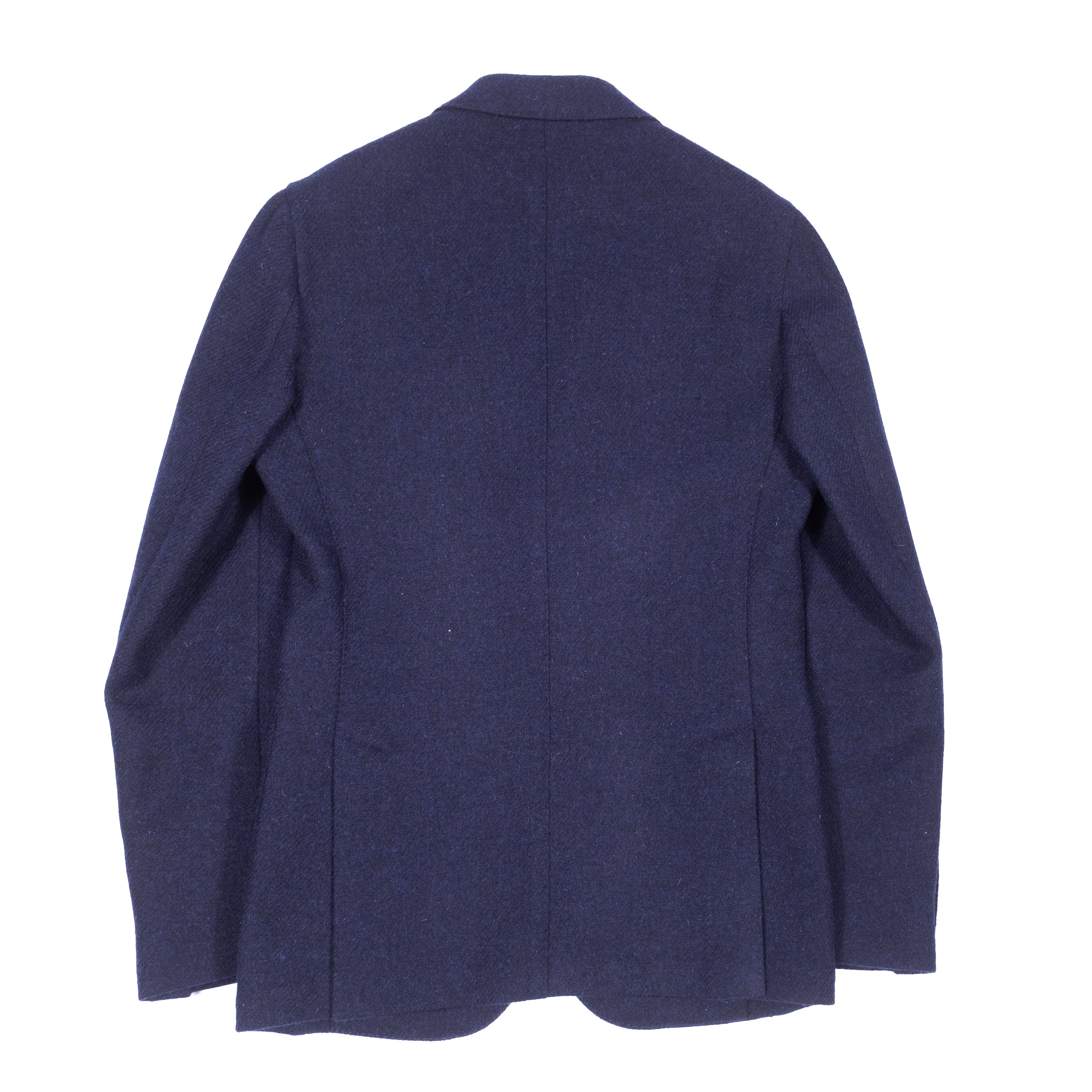 Neapolitan Hand Tailored Blue Harris Tweed Twill Sport Coat Sz 48