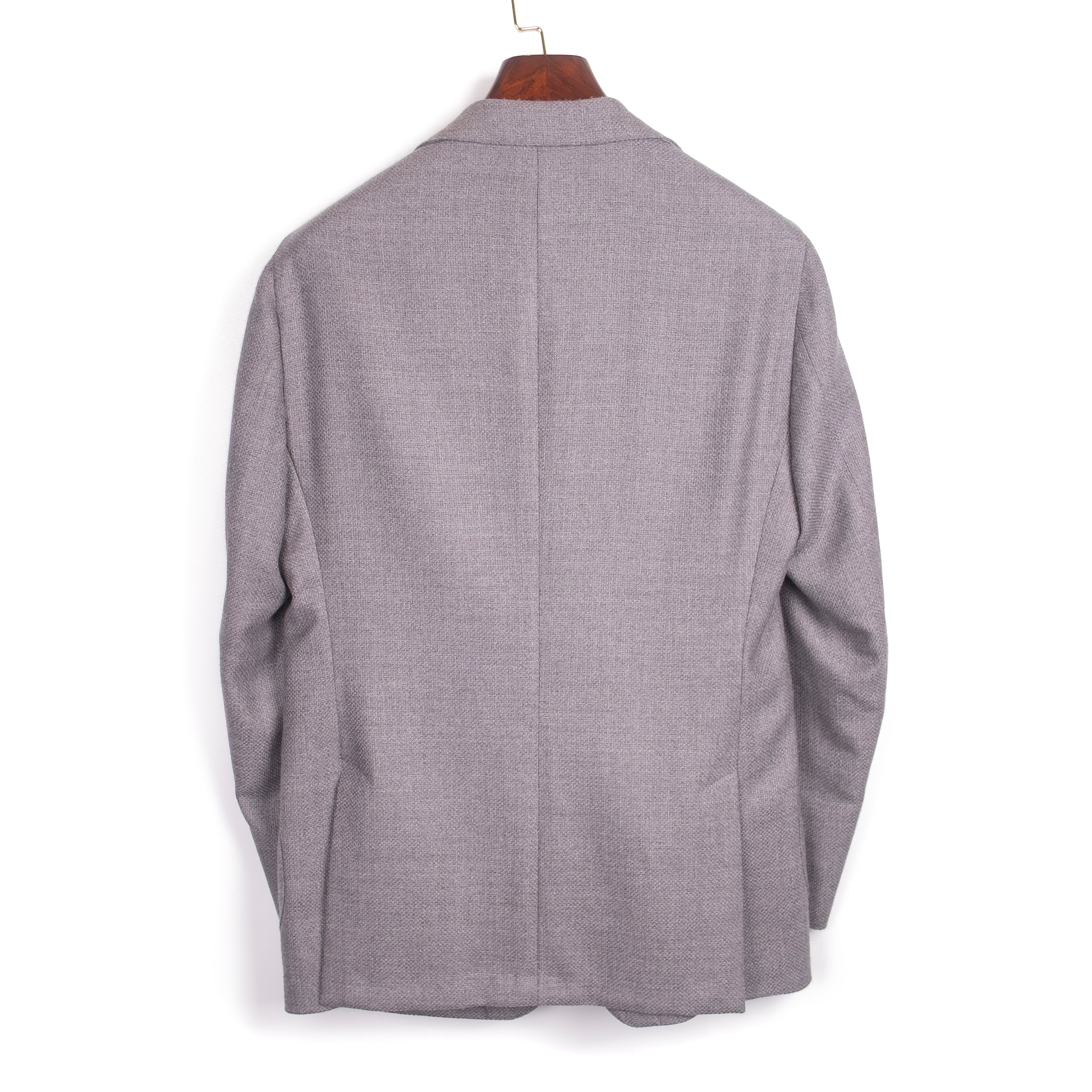 Grey Textured Patch Pocket Sport Coat