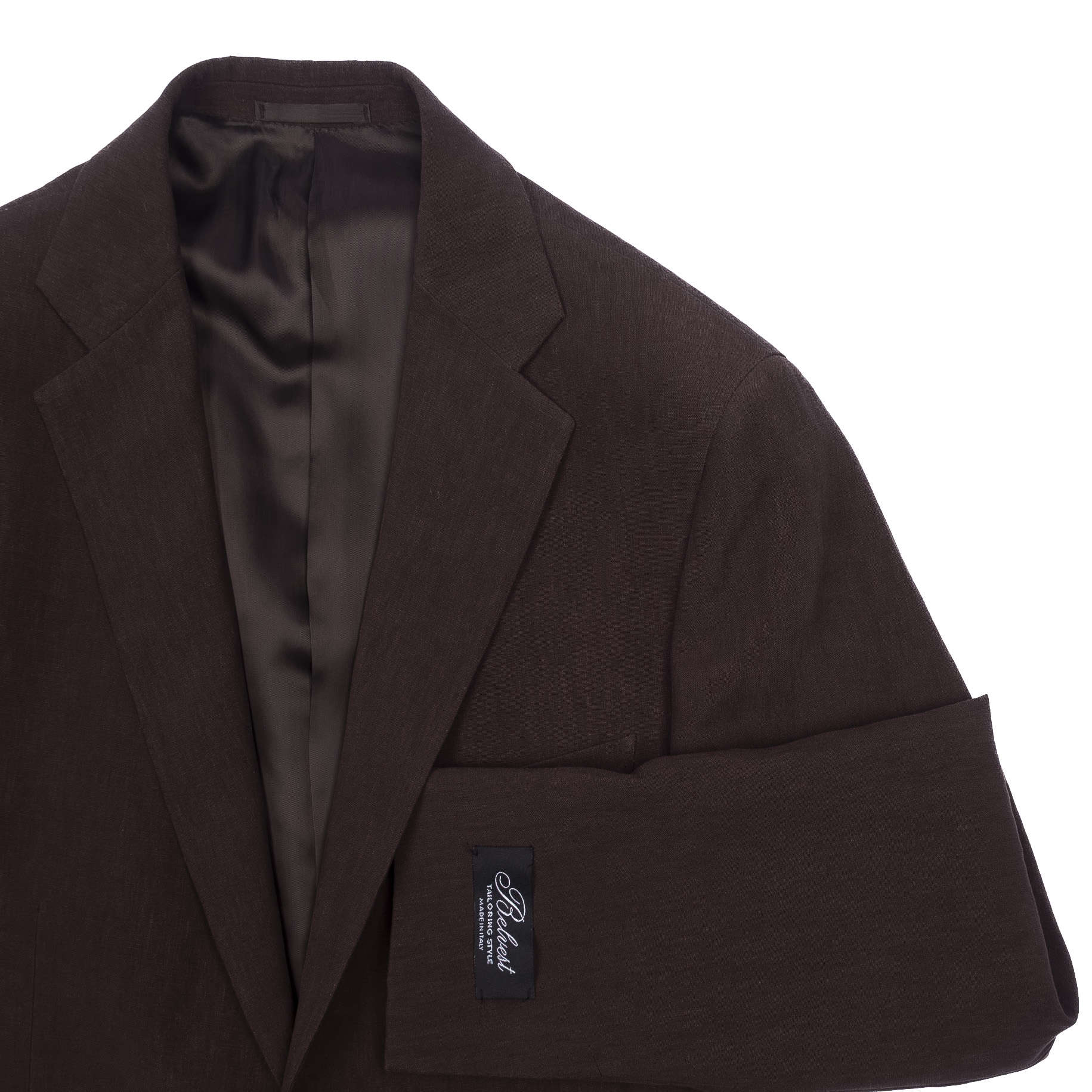 Brown Linen 3-Piece Suit
