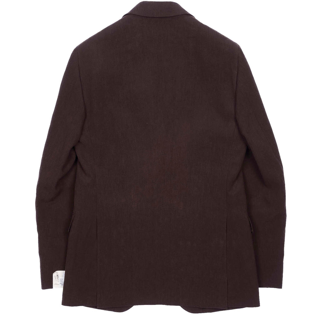 Brown Linen 3-Piece Suit