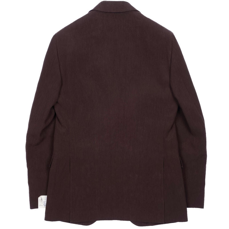 Brown Linen 3-Piece Suit