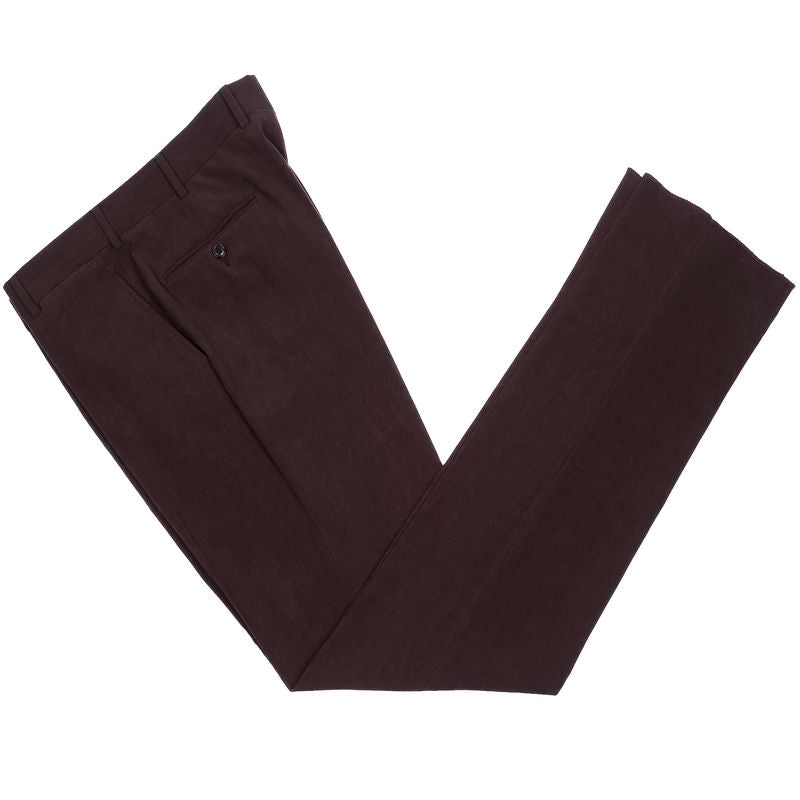 Brown Linen 3-Piece Suit