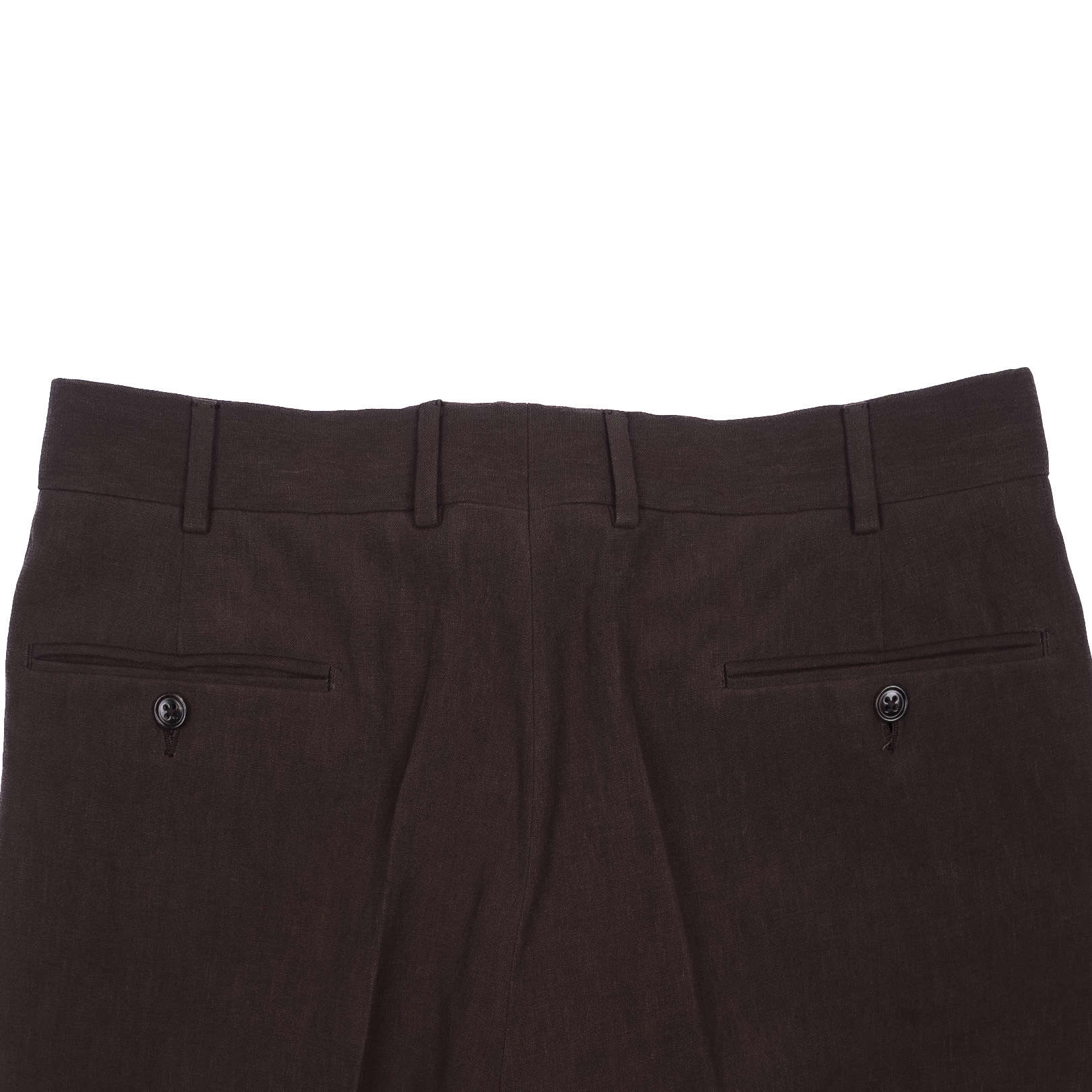 Brown Linen 3-Piece Suit