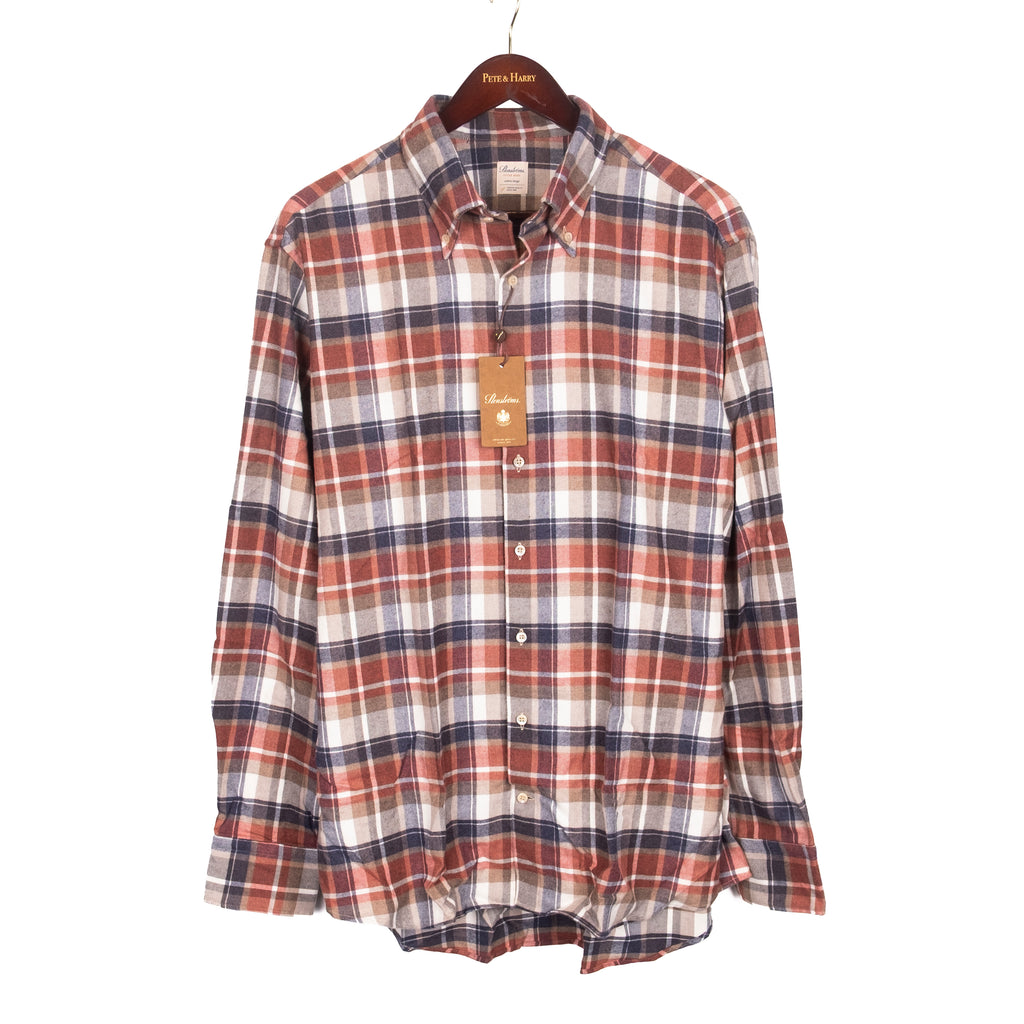 Red and Blue Checks Buttondown Shirt
