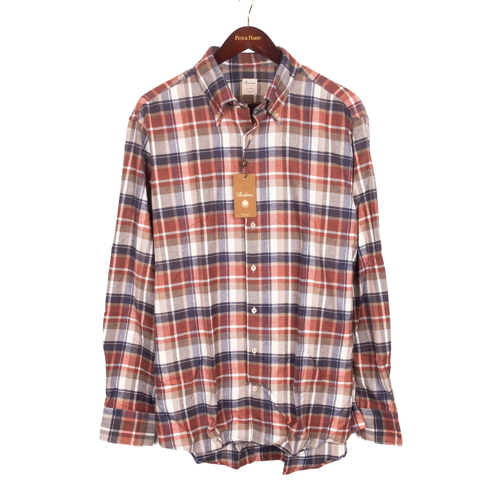 Red and Blue Checks Buttondown Shirt