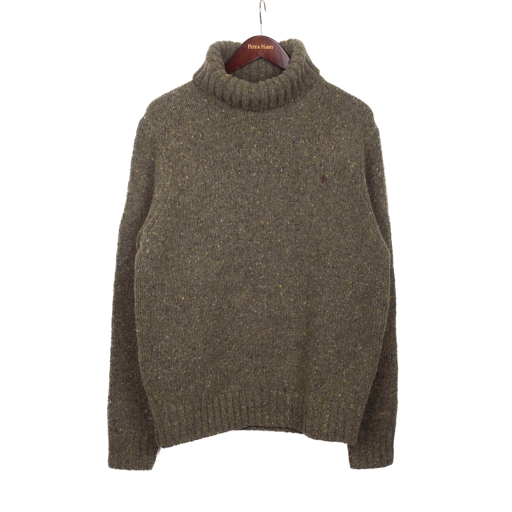 Green Chunky Turtleneck