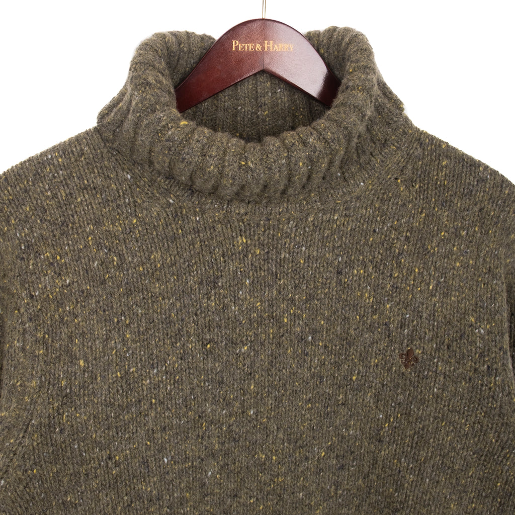 Green Chunky Turtleneck